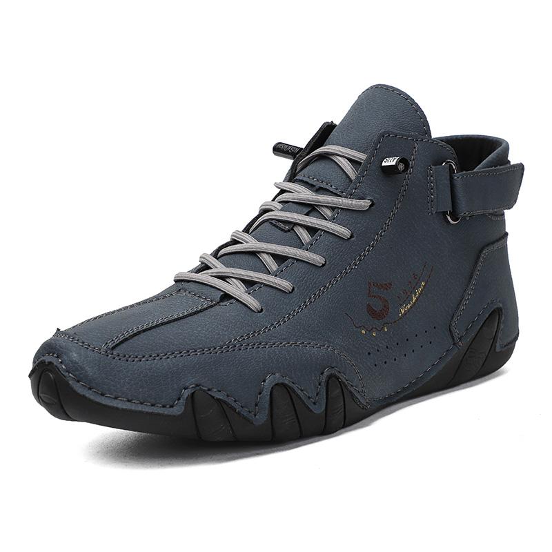 Fashion Large Size 40-50 Men Sneakers 2024 New High Top Casual Shoes Male Ankle Boots Comfortable Waterproof Spring Work Shoes