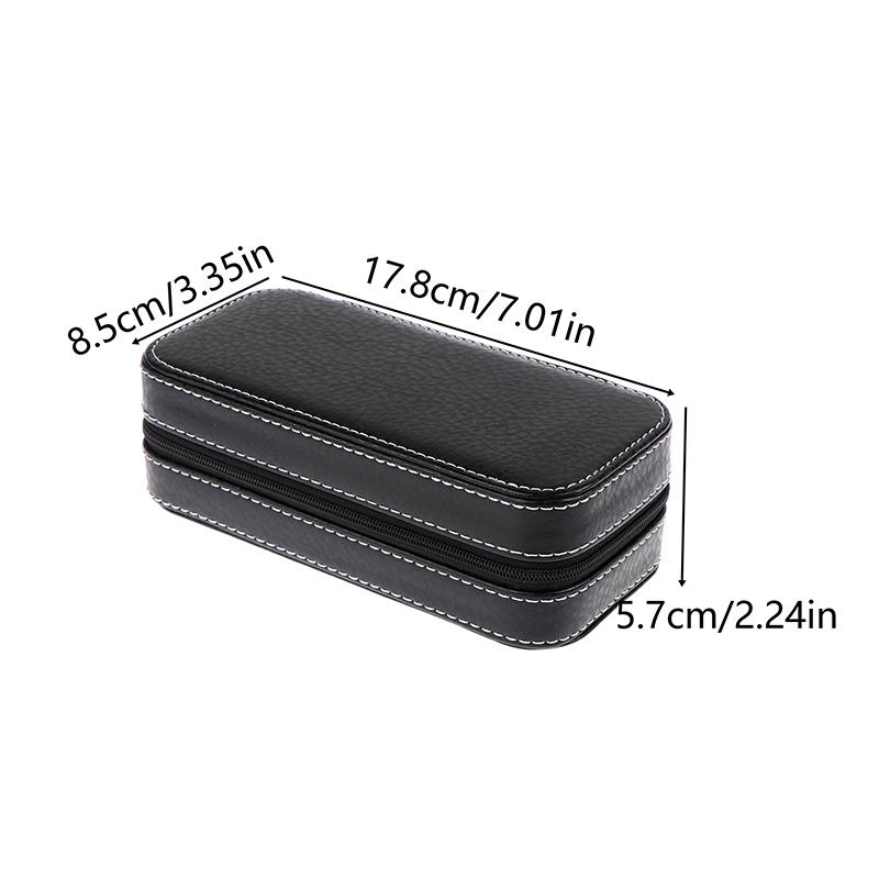 2/4//8 Slots Pu Leather Watch Storage Bag Vintage Simple Vintage Watch Display Box Dustproof Embedded Watch Organizer