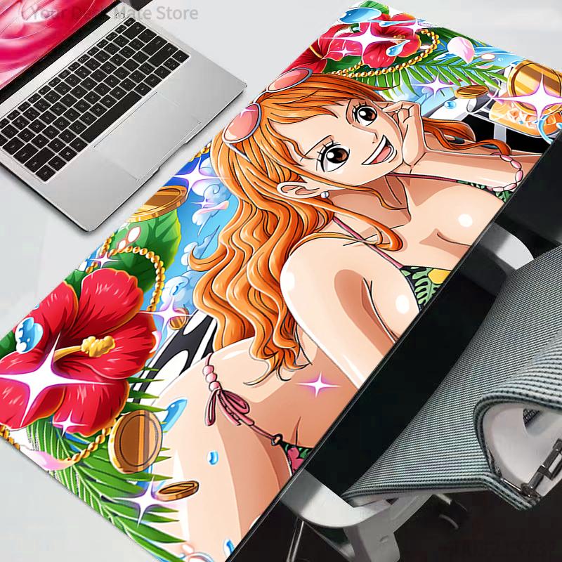 Коврик для мыши One Piece Аниме Игровые аксессуары Varmilo Клавиатура Настольный коврик Gabinete Gamer Ковер Коврики для мыши Прочный