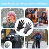 Winter Biking Gloves Snow Gloves Cycling Warm Gloves Touchscreen Bike Winter Gloves Thermal Gloves Hands Warmer For Sports