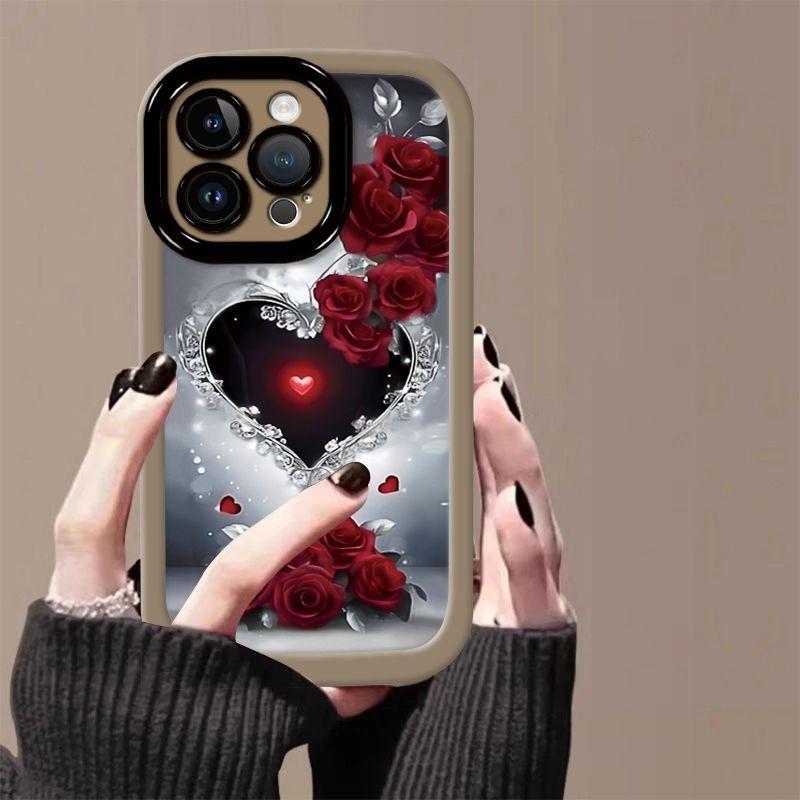 Чехол для мобильного телефона iPhone15 Apple 15Pro/15promax/15Plus силикон с защитой от падения