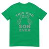 This Dad Has The Best Son Ever Funny Fathers Day Thumbs TShirt