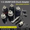 1/2"-20UNF Drill Chuck 2-13MM/1.5-10MM Quick Change 1/4" Hex Shank/SDS /1/2" Square Socket Adapter For Wrench Conversion Tools