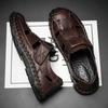 Men Genuine Leather Sandals Outdoor Sport Sandals Casual Shoes Summer