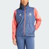 Adidas Boston Marathon 2024 Celebration Jacket Color Block Striped Zip Retro Sports Stand Collar Long Sleeve Jacket Women Jacket Blue IT1450