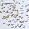1440 Прозрачные переливающиеся чешские 3D стеклянные стразы для нейл-арта для невест