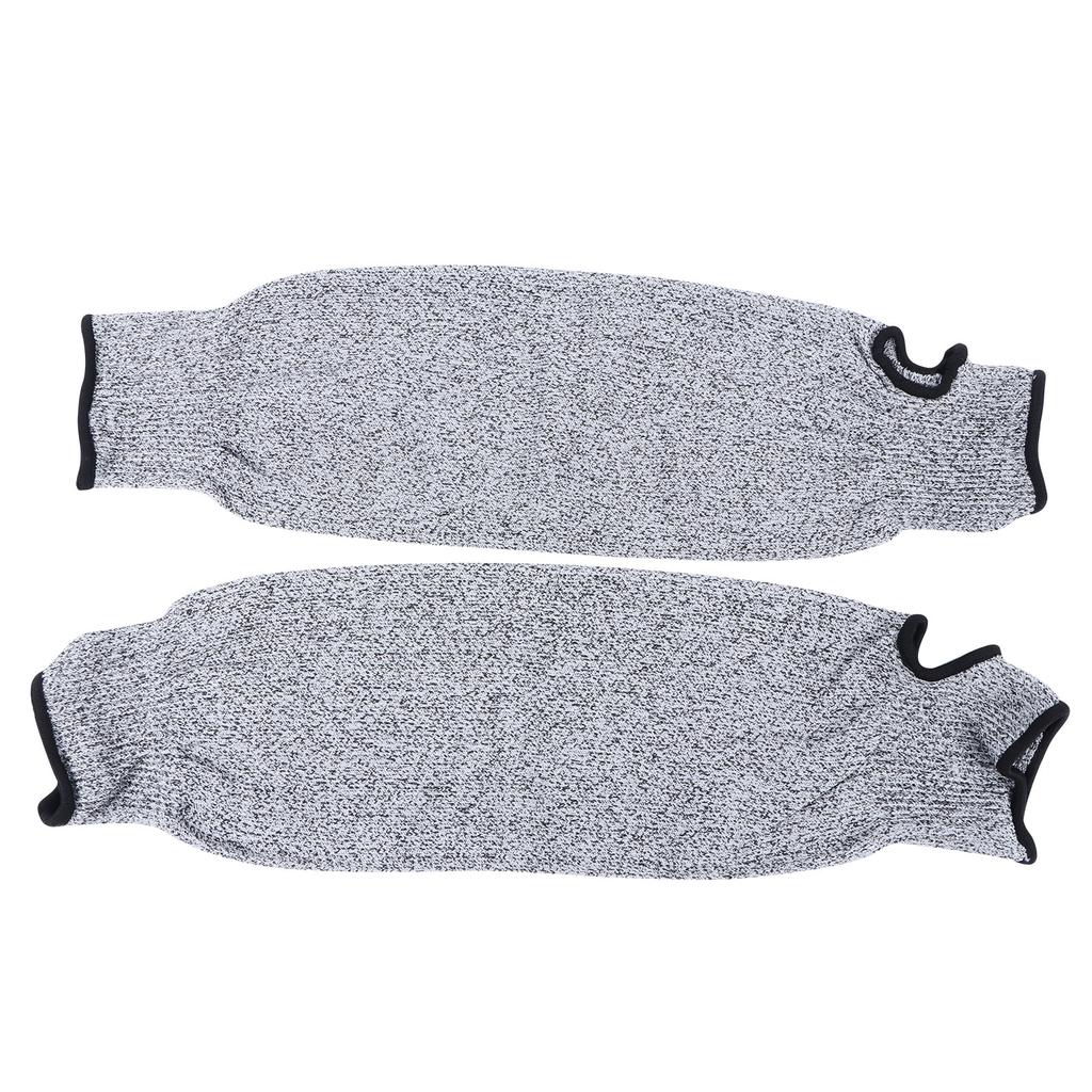 1 Pair 45cm Arm Protection Sleeve 5 Protection Grade Cut Resistant Safety Arm Guard for Garden