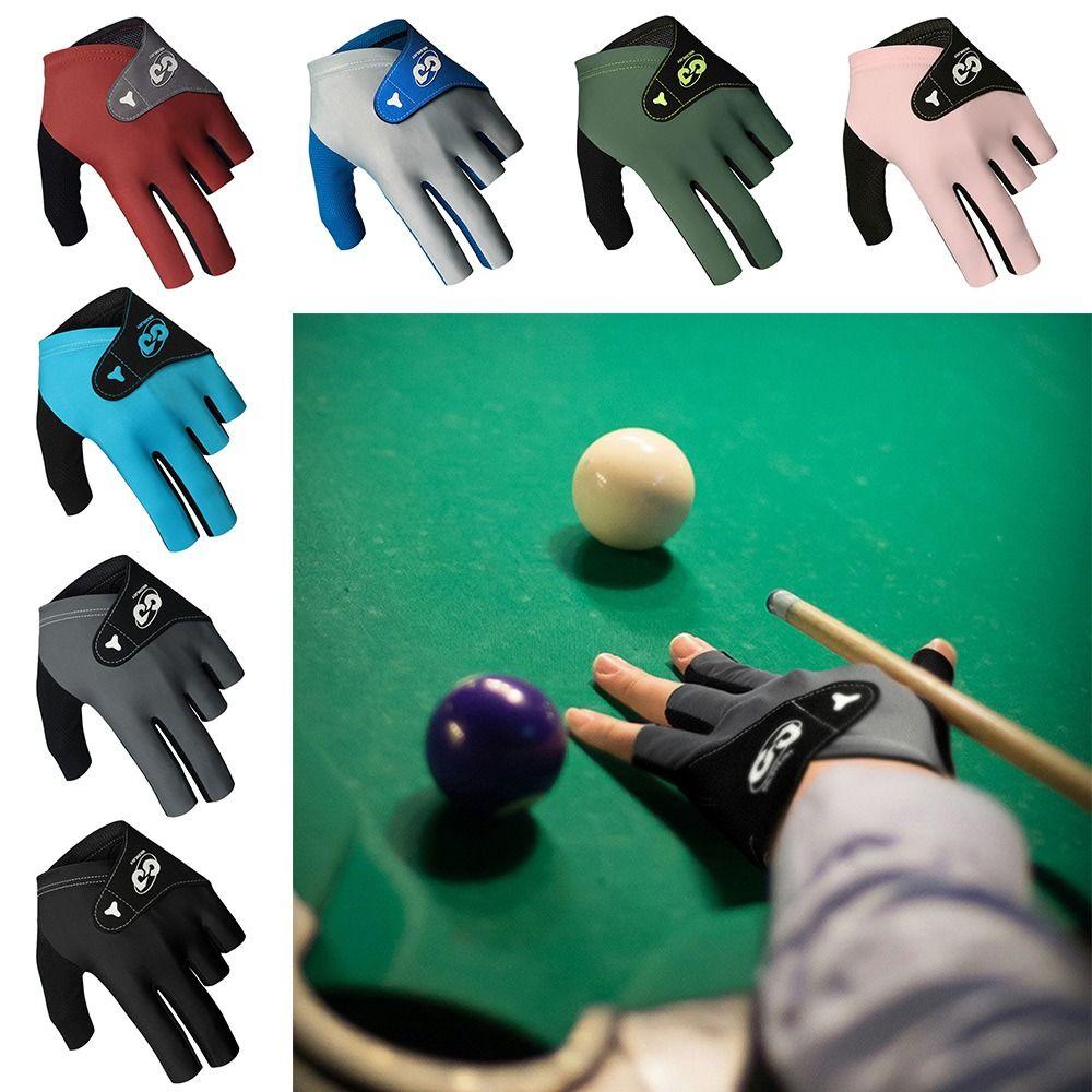 Бильярдная перчатка для левой руки Эластичные тренировочные бильярдные перчатки Фитнес-аксессуары