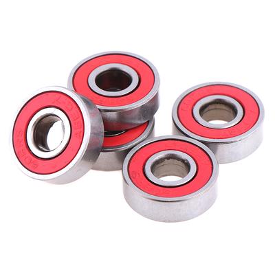 5 шт. Красные ABEC-7 608RS Роликовые подшипники для скейтборда, 8x22x7 мм
