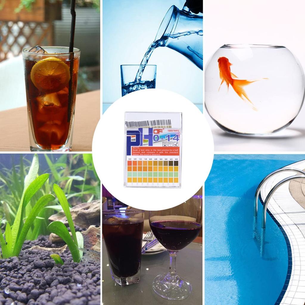 ShuaWdk Точность pH-теста Лакмусовый Набор pH-тест-полосок для Почвы и Лабораторных и Мочевых Тестов Бумаги, 0.5 Бумаги, 100, Тестирование, Косметика, Использование,