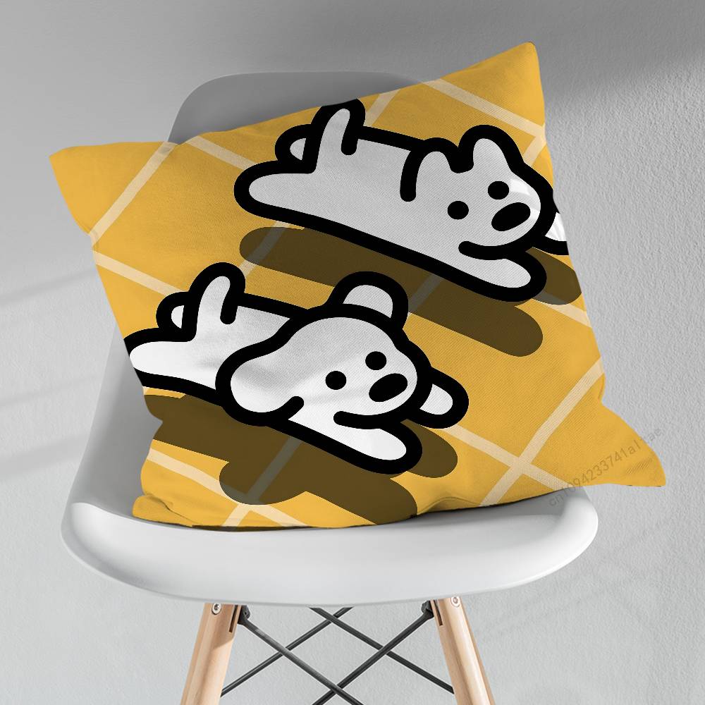 Cute MMatsui Art Pillowcase for Sofa Room Office Decor Printing Merchandise AllMatch Cushion Cover