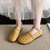 Summer New Soft-soled Casual Flat-soled Breathable Hollow Doudou Shoes Wear-resistant Women's Shoes Versatile Shoes
