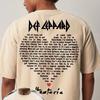 2026 Унисекс Одежда Хлопок Нормкор Футболка Группа Def Leppard Хипстер Ретро Уличная Мода Унисекс Мода Свободная Женская Повседневная Рубашка