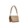 Coach Brynn 23 Classic Monogram Flap Top Detachable Long Handle Adjustable Shoulder Strap Canvas With Leather Tote Crossbody Shoulder Bag CA529-IMNLJ