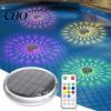 Solar Floating Lights Pool Light Remote Control with 12 Lighting Modes Timer Function IP67 Waterproof for Pools Bathtub Garden LED Party
