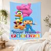 Pocoyo Custom name Tapestry Wall Tapestry Machine Washable Great for Studio Apartment All-Season Use Great Gift for Dorm Room Lovers