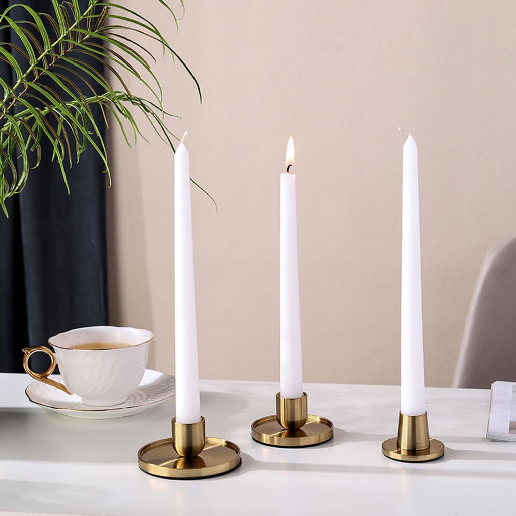 Стильный подсвечник Металлический подсвечник для украшения дома и вечеринок Изысканные детали Домашний подсвечник