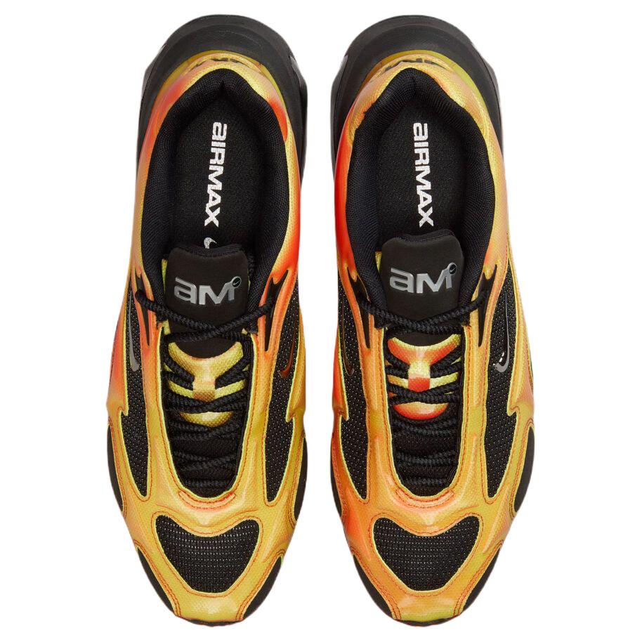 Nike Air Max Muse Износостойкие Низкие кроссовки для бега Унисекс Желто-черные Кроссовки Повседневная обувь IB4396-001