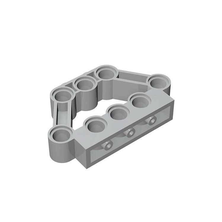 Совместимый строительный блок 32333 Building Block Technology Spare Parts 4205761 Светло-серый 5X3X1 болтовой соединитель