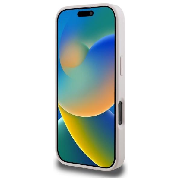 Etui do iPhone 16 Pro Max różowe Guess MagSafe Classic Logo