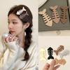 Y2k Geometry Hair Accessories Animal Fish Bone Hair Clip Korean Style   Kids