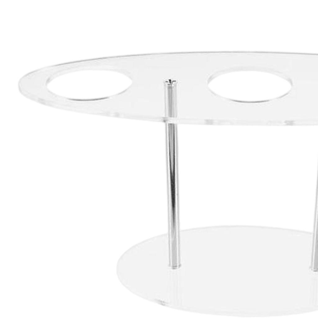 Acrylic Ice Cream Display Rack, Pastry Rack Waffle Cone Holder for Home Desktop Party Birthday Decor