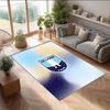 Lazio FC Soccer Football Pattern Soft Area Rug Non Slip Indoor Floor Carpet Sports Decor Mat for Bedroom