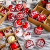 16pcs/set Colorful Christmas Ball Plastic Decorative Balls Set Gift Ball  New Year