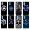 Black Tpu Case For Samsung Galaxy A12 A22 A32 A42 A52 A72 4g 5g S21 PLUS Ultra Back Cover EMT EMS Medical Rescue