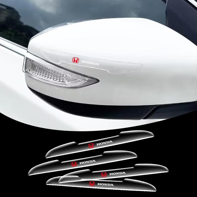 CMEAH1 4PCS Car Door Transparent Bumper Guard Anti-Collision Protector for Honda Mugen Power Civic Accords CRV Hrv Jazz CBR VTEC VFR