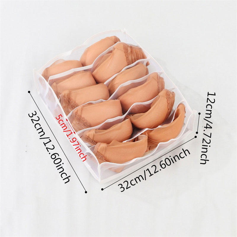 Многоячеечный складной органайзер для нижнего белья, носков, трусиков, выдвижного типа, сумка, экономящая место, складной органайзер для одежды в шкаф, коробка для хранения