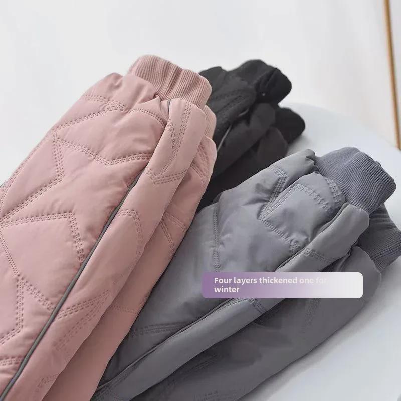 Детские зимние штаны: Флисовые штаны для мальчиков и теплые трехслойные хлопковые штаны для девочек