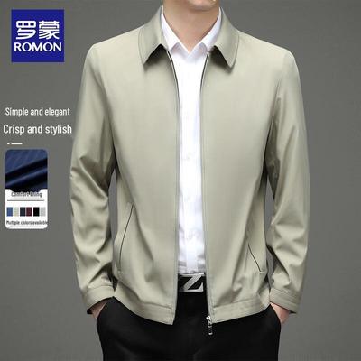 Мужская осенняя куртка в стиле business casual