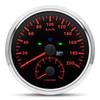 110mm Auto Speedometer Tachometer 2 In 1 Digital Speed Gauge with GPS Antenna 0~8000rpm Car Odometer RPM Tach Hour Meter KMH/MPH