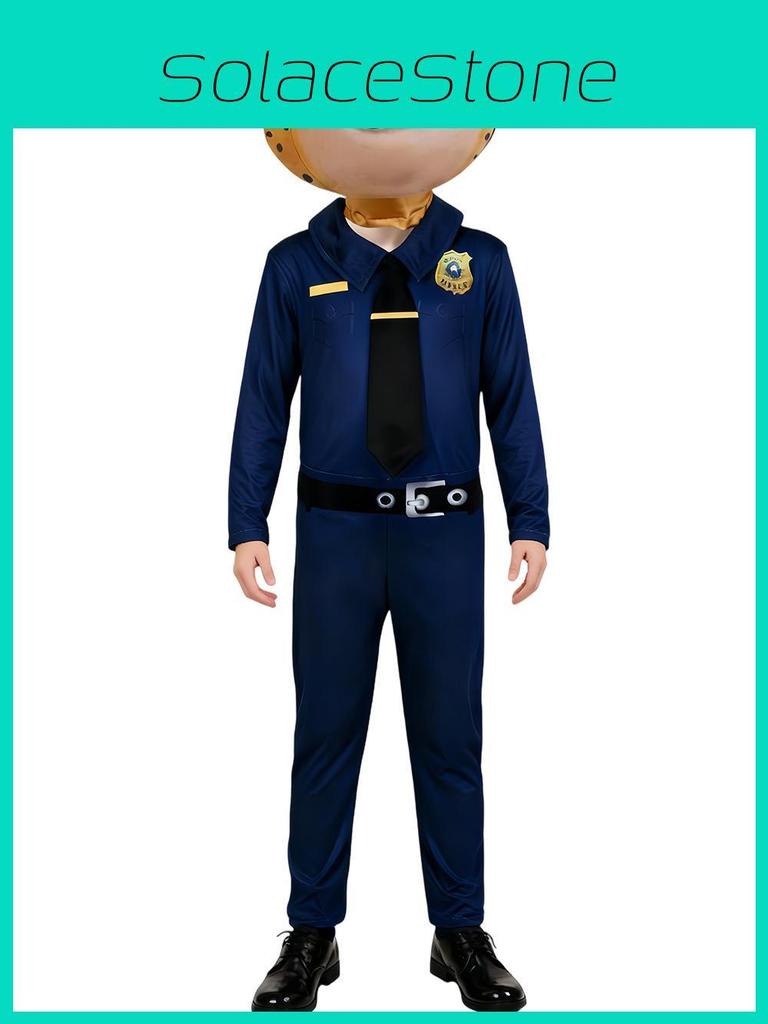 Zootopia Detective Cosplay Outfit With Polyester Fabric For Cosplay Events And Parties
