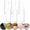 Transparent Cream Scraper Cake Making Frosting Scraper Rectangular Acrylic and Plastic Cake Baking Tool Cake Decorating Tools