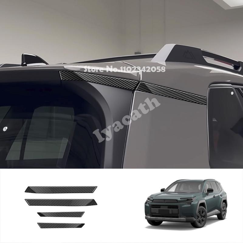 ДЛЯ TOYOTA RAV4 RAV 4 2026 2027 ABS углеродное волокно Автомобильный задний спойлер на крышу Спойлер на багажник Покрашенный задний спойлер Накладка Внешние аксессуары
