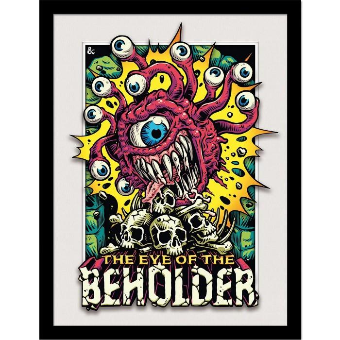 Dungeons & Dragons The Eye Of The Beholder Breakout Framed Poster