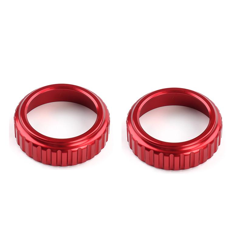 Air Conditionin Knob Ring Cover Trim Aluminium Alloy Material For Hyundai Tucson NX4 PE 2025 2026 Car Interior Trim Accessories
