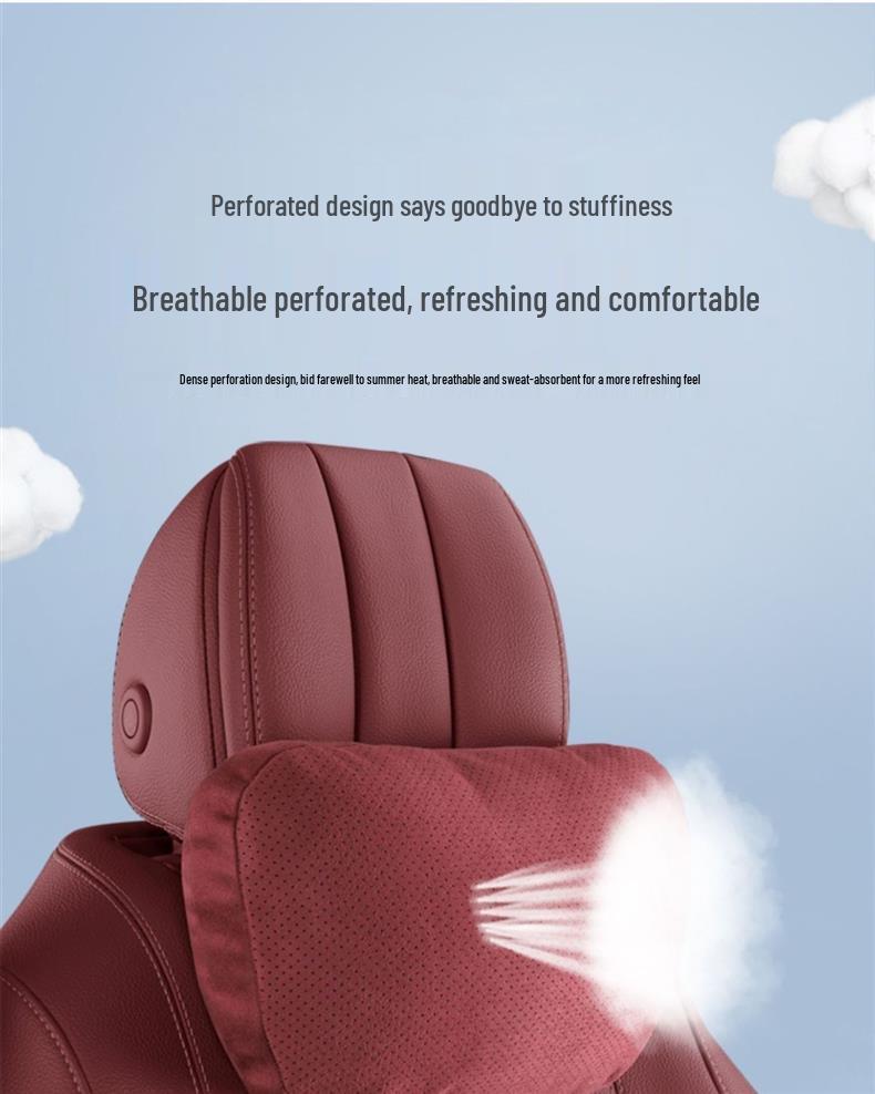 Car Headrest Neck and Lumbar Support - Compatible with BMW 1/3/5 Series, GT, X1/X2/X3/X4/X5