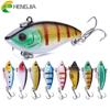 HENGJIA Rock Fishing Artitificial Lures with Treble Hook 4pcs Vib Fishing Fly High Leurre Dur