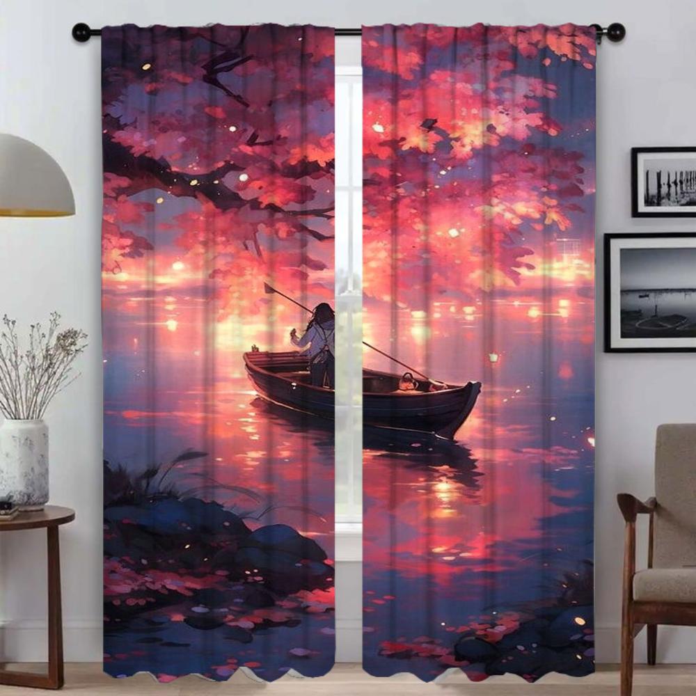 Непродуваемые шторы от комаров Sky and Ocean для камеры, домашние интерьерные шторы для гостиной, шторы блэкаут, шторы-перегородки для кухни