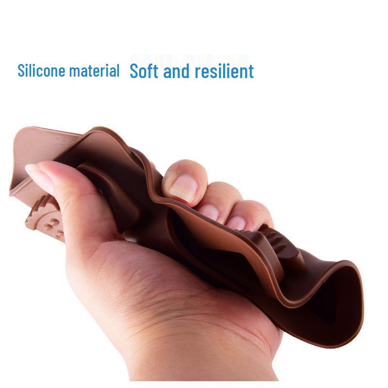 Silicone Number Block Mold for Chocolate, Cake, Jelly, and Ice Cubes