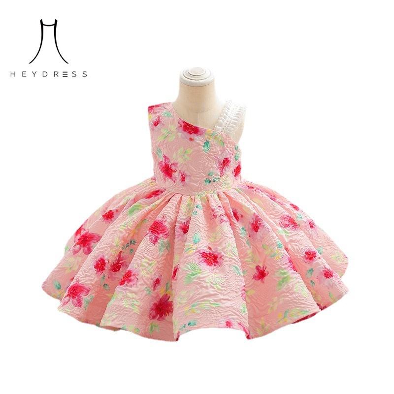 Платье принцессы для девочек, детское платье для девочек в тон, высококачественное детское платье для годовалого возраста, свадебное платье, модное повседневное праздничное платье