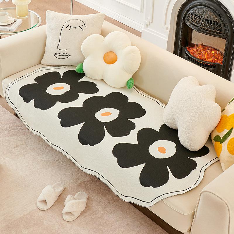 Диванная подушка специальной формы Four Seasons Universal Irregular Straight Row Tofu Block Диванная подушка Нескользящий Чехол для дивана Полотенце
