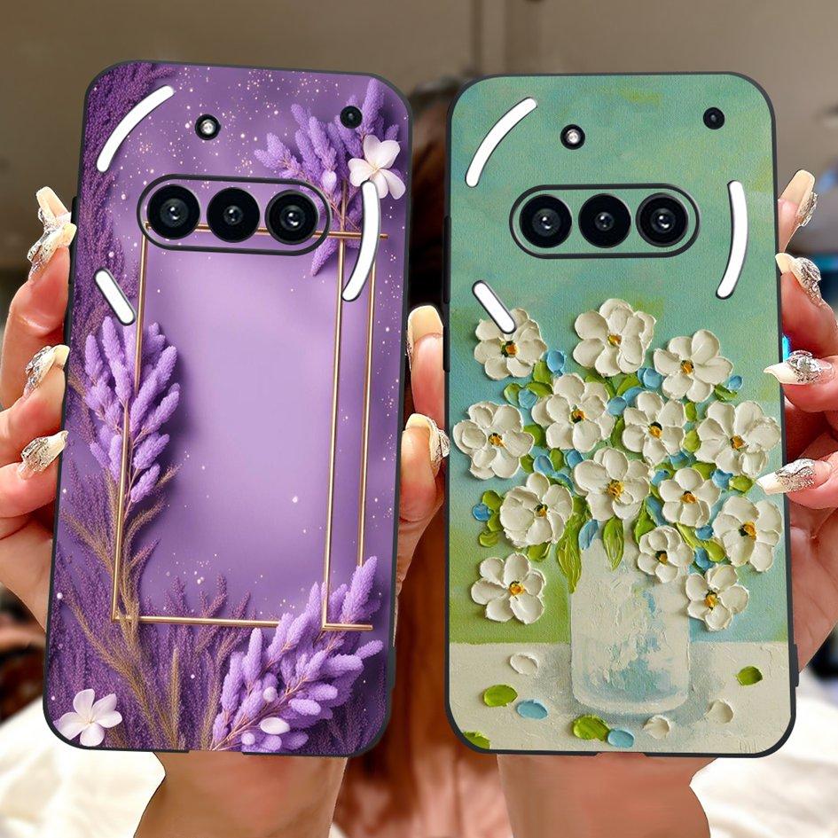 Чехол для Nothing Phone 3A 2025 A059 Модный Цветочный Кошки Мультяшный Силиконовый Мягкий Ударопрочный Чехол для Nothing Phone3A 3A Pro Бампер