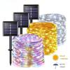 Solar-Powered Outdoor LED  String Lights  Waterproof, Energy-Efficient, Easy To Install Available In 7m, 12m, 22m, for Garden and Christmas Decor