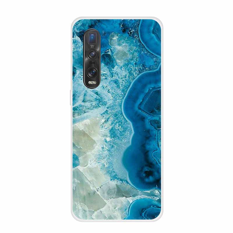 Для OPPO Find X2 Pro Чехол X2 Lite Neo Мраморный Прозрачный Мягкий ТПУ Силиконовая Задняя Крышка для OPPO Find X2 Lite Чехол для Телефона Бампер x2