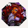 1pc Monster High Vampire Themed High-quality Umbrella,Automatic Opening and Closing Umbrella,Multi-functional Umbrella G0811103