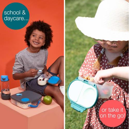 b.box (Bee Box) Small Capacity Lunch Box for Kids, Leak-Resistant, Fruit, Dishwasher Safe [Authentic b.box Product] [Snack Box]